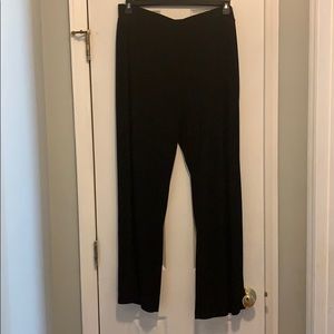 Black stretch pants
